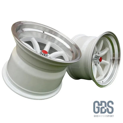 4 jantes Look Watanabe Rota Blanc BMW R15’’ X 9’’ ET0 10.5’’ ET-15 - Jantes et pneus - GDS Motorsport