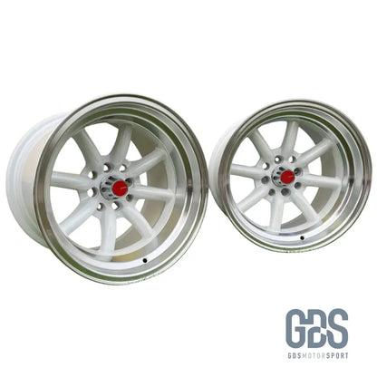 4 jantes Look Watanabe Rota Blanc BMW R15’’ X 9’’ ET0 10.5’’ ET-15 - Jantes et pneus - GDS Motorsport