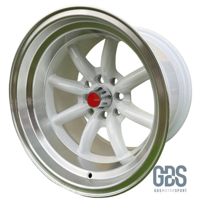 4 jantes style Watanabe Rota Blanc BMW R15’’ X 9’’ ET0 10.5’’ ET-15 - Jantes et pneus - GDS Motorsport
