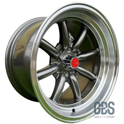 4 jantes Look Watanabe Rota Gris BMW R15’’ X 9’’ ET0 10.5’’ ET-15 - Jantes et pneus - GDS Motorsport
