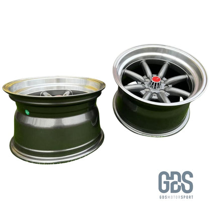 4 jantes style Watanabe Rota Gris BMW R15’’ X 9’’ ET0 10.5’’ ET-15 - Jantes et pneus - GDS Motorsport