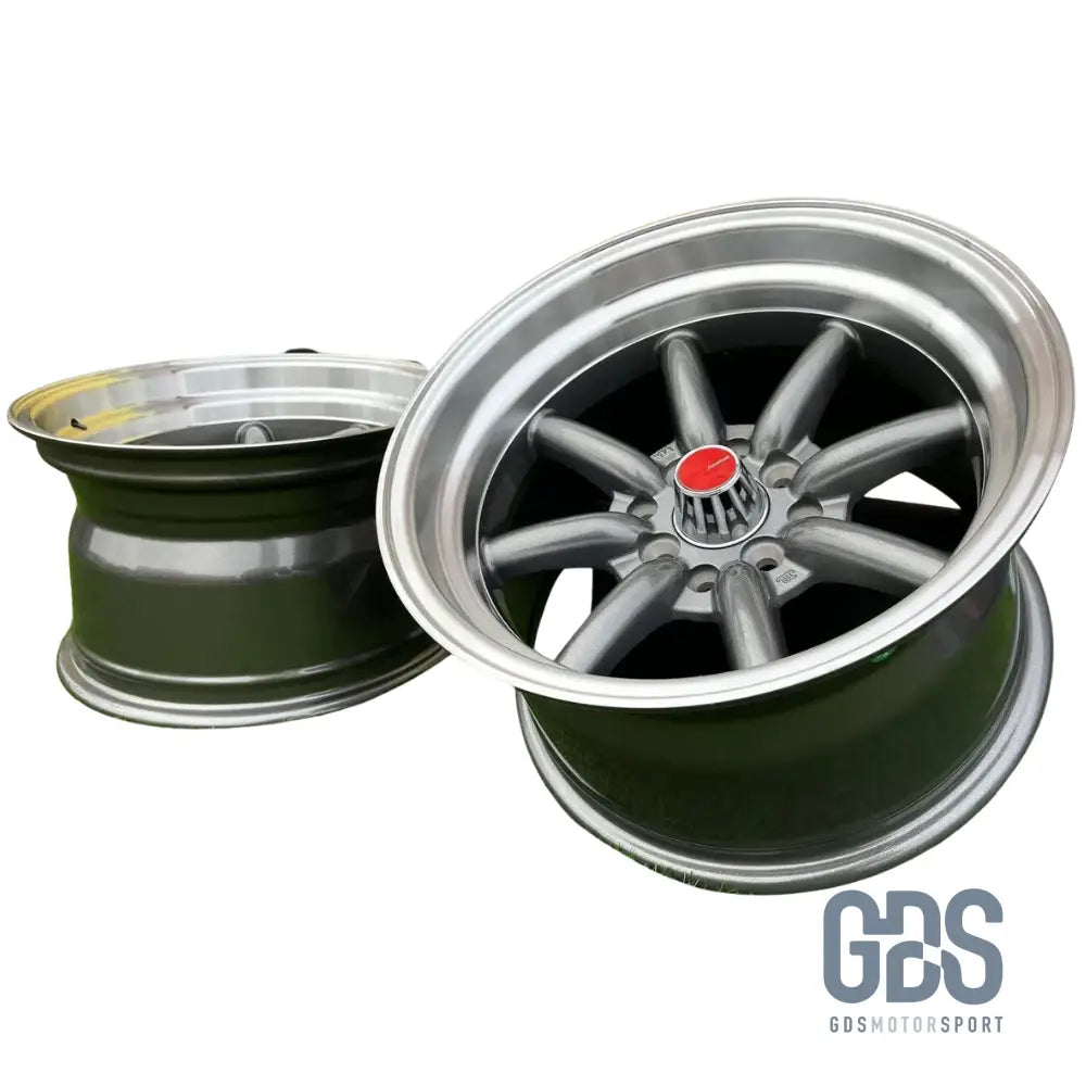4 jantes Look Watanabe Rota Gris BMW R15’’ X 9’’ ET0 10.5’’ ET-15 - Jantes et pneus - GDS Motorsport