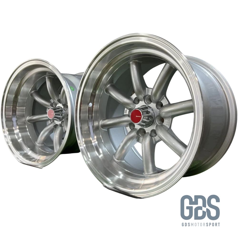 4 jantes style Watanabe Rota Gris diamant BMW R15’’ X 9’’ ET0 10.5’’ ET-15 - Jantes et pneus - GDS Motorsport
