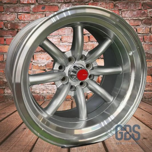 4 jantes style Watanabe Rota Gris diamant BMW R15’’ X 9’’ ET0 10.5’’ ET-15 - Jantes et pneus - GDS Motorsport