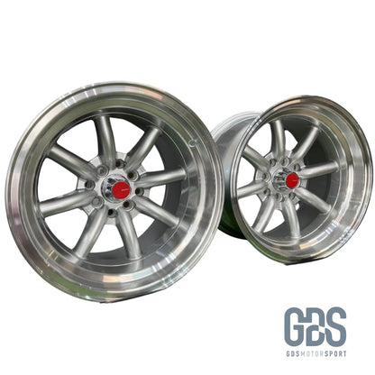 4 jantes style Watanabe Rota Gris diamant BMW R15’’ X 9’’ ET0 10.5’’ ET-15 - Jantes et pneus - GDS Motorsport