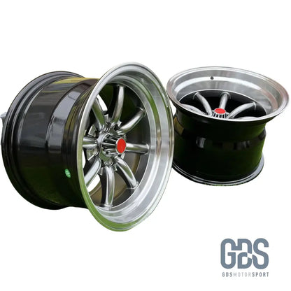4 jantes Look Watanabe Rota Hyperblack BMW R15’’ X 9’’ ET0 10.5’’ ET-15 - Jantes et pneus - GDS Motorsport