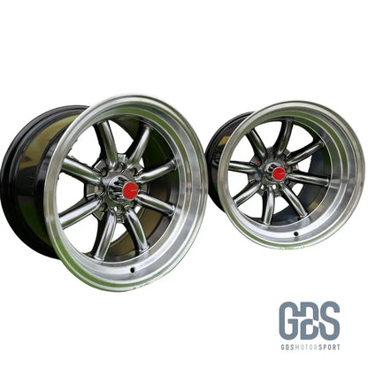 4 jantes Look Watanabe Rota Hyperblack BMW R15’’ X 9’’ ET0 10.5’’ ET-15 - Jantes et pneus - GDS Motorsport