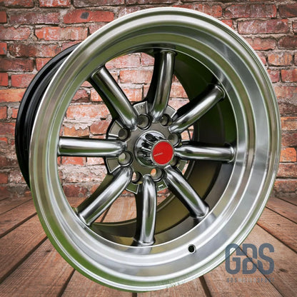 4 jantes style Watanabe Rota Hyperblack BMW R15’’ X 9’’ ET0 10.5’’ ET-15 - Jantes et pneus - GDS Motorsport