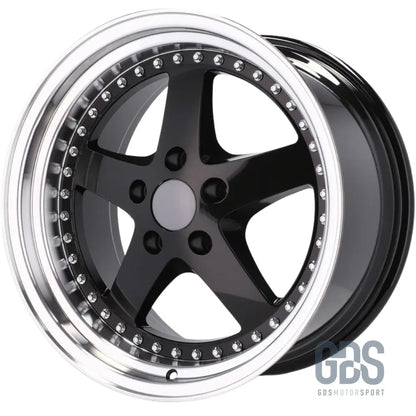 4 jantes style work equip noir bmw r18’’ x 8.5’’ et30 9.5 et35 - jantes et pneus