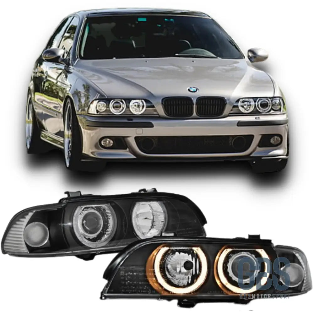 Phares Angel Eyes BMW Série 5 E39 Phase 2 avec xenon D2S OEM - PHARES FEUX - GDS Motorsport