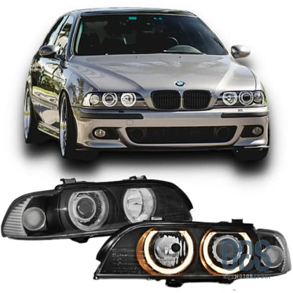 Phares Angel Eyes BMW Série 5 E39 Phase 2 avec xenon D2S OEM - PHARES FEUX - GDS Motorsport