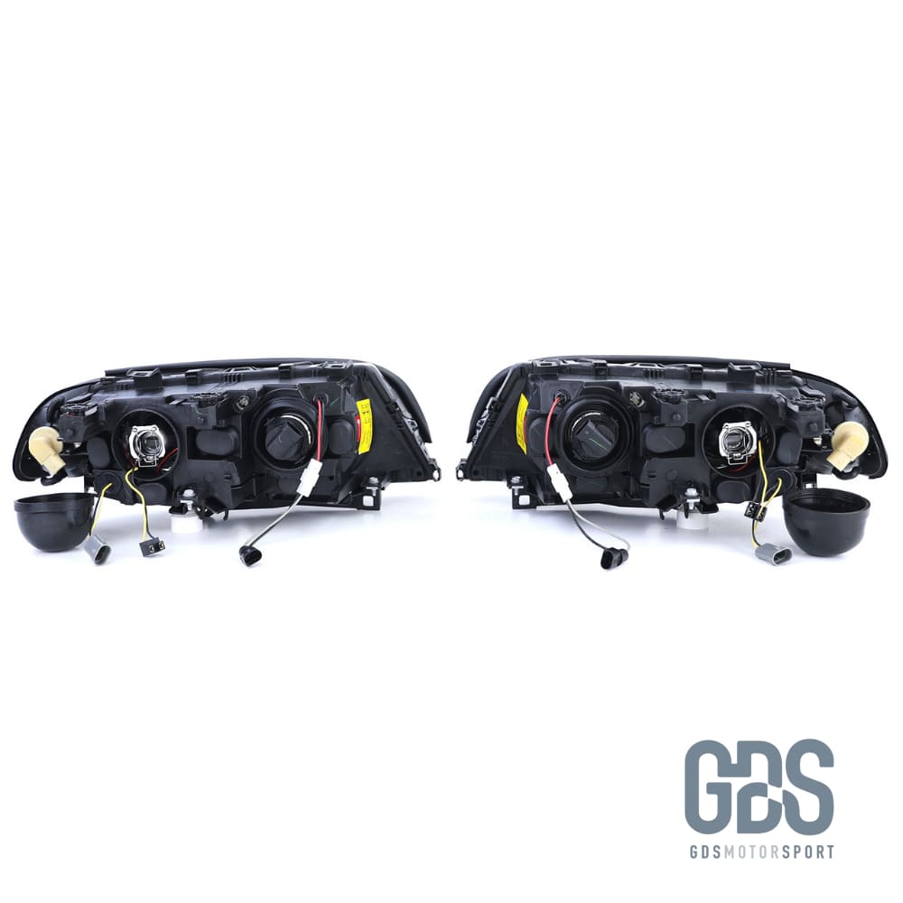 Phares avant Angel Eyes pour BMW Série 3 E46 Coupé / Cabriolet Ph1 H7/H7 - Éclairage de véhicule - GDS Motorsport