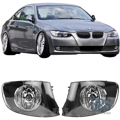 Feux antibrouillard fond Noir pour BMW E92/ E93 avec pare choc origine pack Luxe - PHARES FEUX - GDS Motorsport