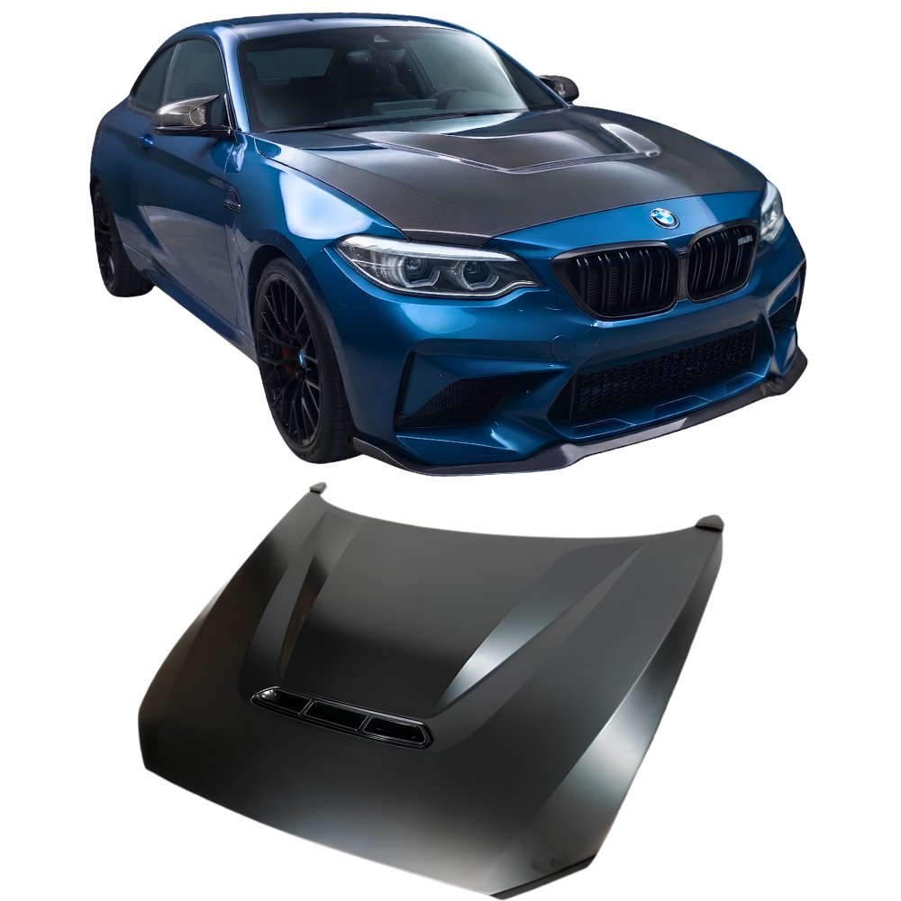 Capot Look M2 CS en Aluminium pour BMW Série 2 F22 F23