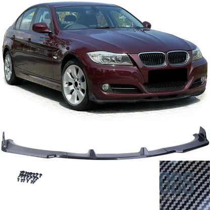 Lame M Sport pour Pare choc avant BMW E90/ E91 Phase 2 Look Carbone - Choc kit carrosserie - GDS Motorsport