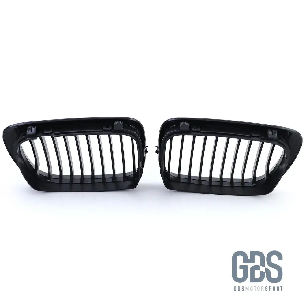 2 Grilles de calandre NOIR MATE BMW serie 3 E46 PH1 1999 a 2003 COUPE / CABRIOLET - Calandres - GDS Motorsport