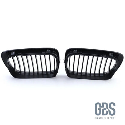 2 Grilles de calandre NOIR MATE BMW serie 3 E46 PH1 1999 a 2003 COUPE / CABRIOLET - Calandres - GDS Motorsport
