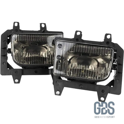 Antibrouillards Noir fumé pour BMW E30 phase 2 de 1985 a 1994 - Pare Choc - GDS Motorsport