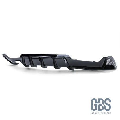 Diffuseur M performance Noir Brillant pour BMW F32/ F33/ F36 Sortie Double gauche - Éléments de carrosserie - GDS Motorsport