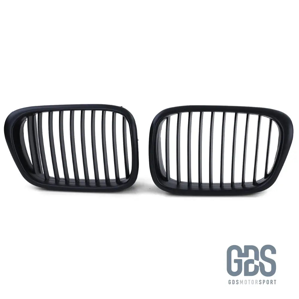 Grilles de calandre NOIR MATE bords larges BMW serie 5 E39 1995 a 2003 - Calandres - GDS Motorsport