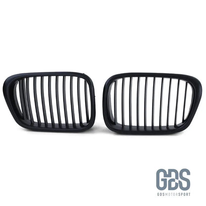 Grilles de calandre NOIR MATE bords larges BMW serie 5 E39 1995 a 2003 - Calandres - GDS Motorsport