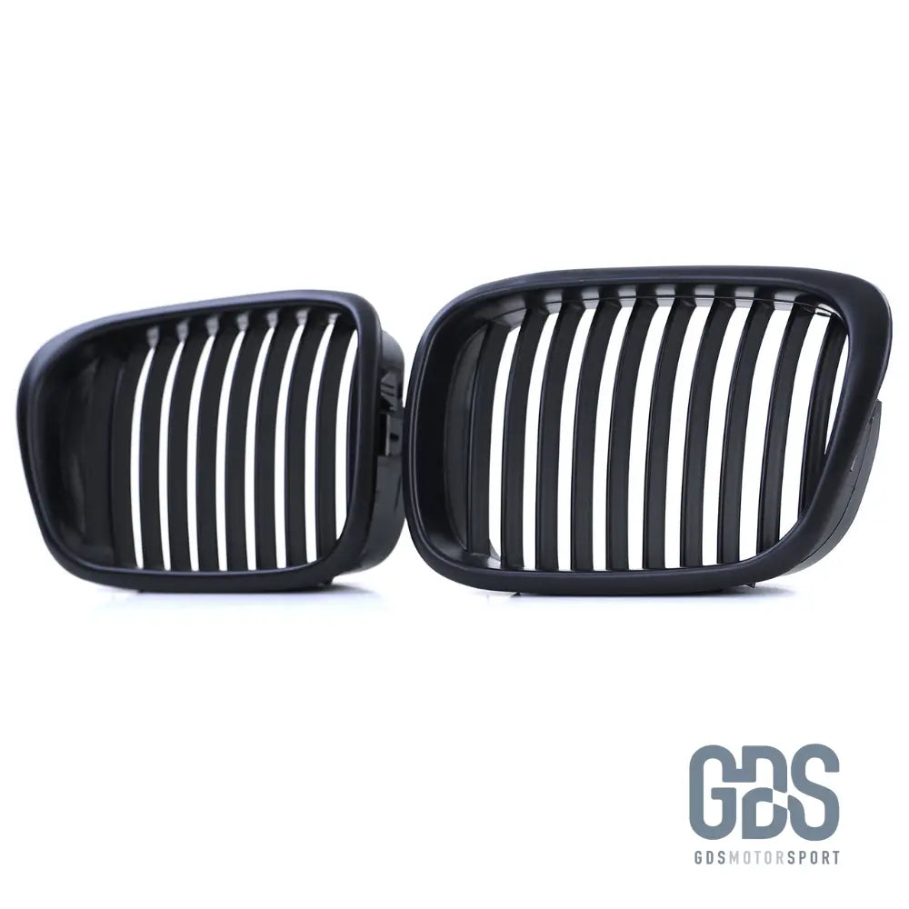 Grilles de calandre NOIR MATE bords larges BMW serie 5 E39 1995 a 2003 - Calandres - GDS Motorsport