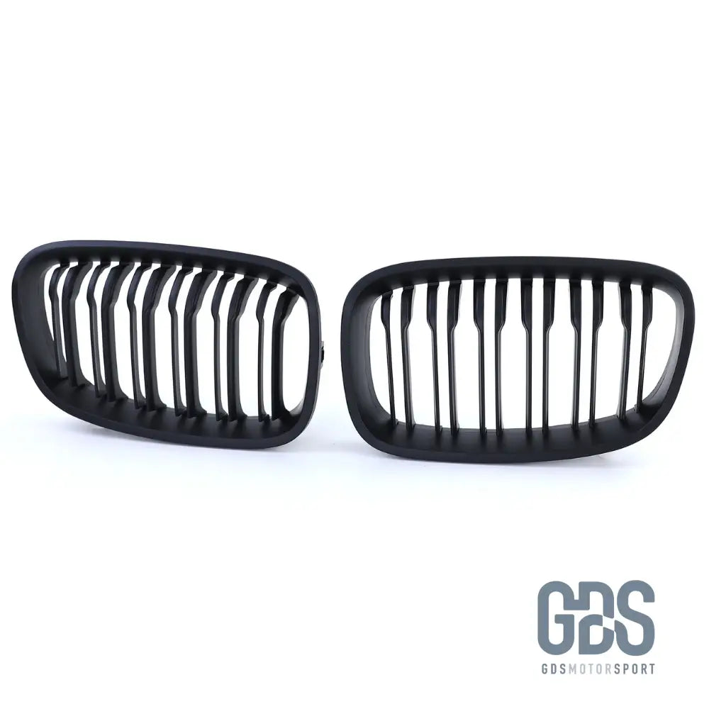 Grilles de calandre Noir Mate double lame BMW série 1 F20 F21 Ph - Calandres - GDS Motorsport