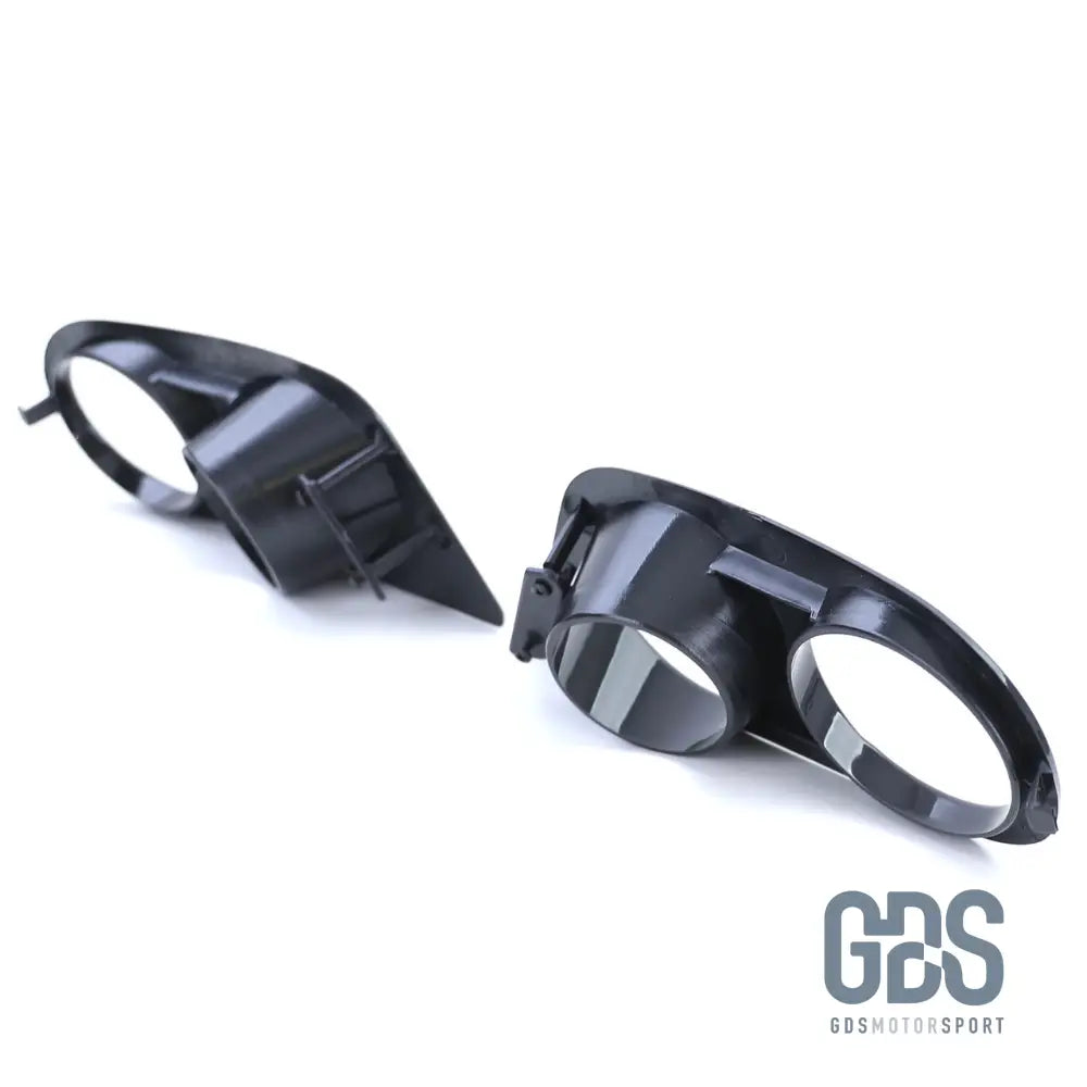 2 Caches / Entourage antibrouillard pour pare choc avant BMW E46 Look M3 - PHARES FEUX - GDS Motorsport