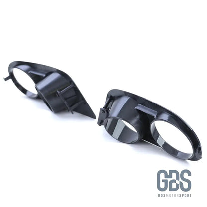 2 Caches / Entourage antibrouillard pour pare choc avant BMW E46 Look Pack M2 - PHARES FEUX - GDS Motorsport