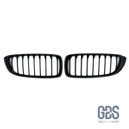 2 Grilles de calandre Noir Mate pour BMW F32/ F33/ F36 Simple lame - calandres - GDS Motorsport