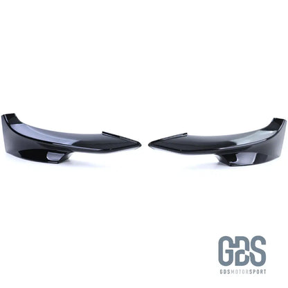 Splitter rajout de pare choc avant Noir Brillant BMW Serie 3 E92 E93 Pack M Phase 2 - Éléments carrosserie - GDS Motorsport