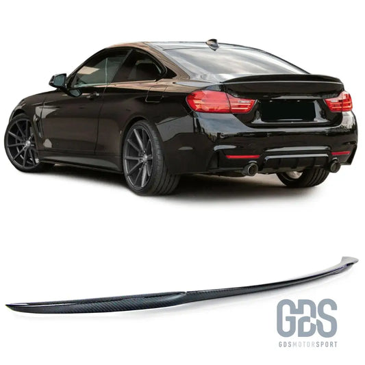 Aileron becquet arrière look carbone 3d type m performance pour bmw serie 4 f32 coupé - becquet/