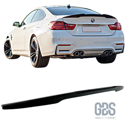 Aileron becquet arriere look m performance pour bmw m4 f82 noir brillant - becquet/