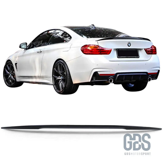 Aileron becquet arriere look m performance pour bmw serie 4 f32 coupé noir brillant - becquet/