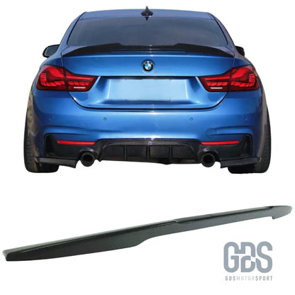 Aileron becquet arrière look m4 f82 m performance pour bmw serie 4 f32 véritable carbone - becquet/