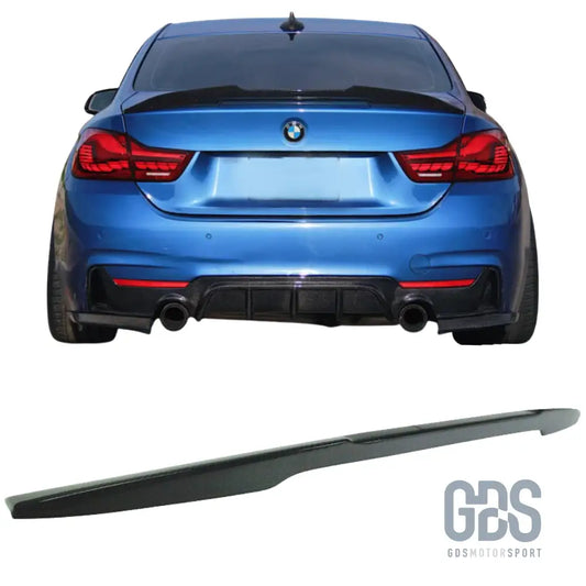 Aileron becquet arrière look m4 f82 m performance pour bmw serie 4 f32 véritable carbone - becquet/