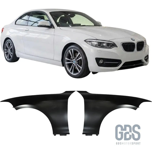 Ailes avant pour bmw série 2 f22 f23 phase 1 et lci - m