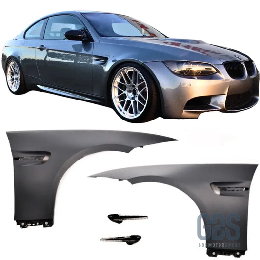 Ailes avant look m3 bmw série 3 e92 e93 avec clignotants led - éléments de carrosserie