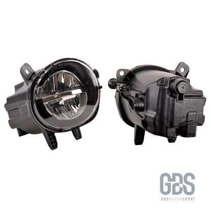 Antibrouillards à led pour bmw série 3 f30 / f31 lci phase 2 cristal/ noir/ jaune - antibrouillard