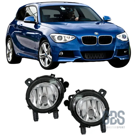 Antibrouillards bmw série 1 f20 f21 phase cristal / noir / jaune - antibrouillard