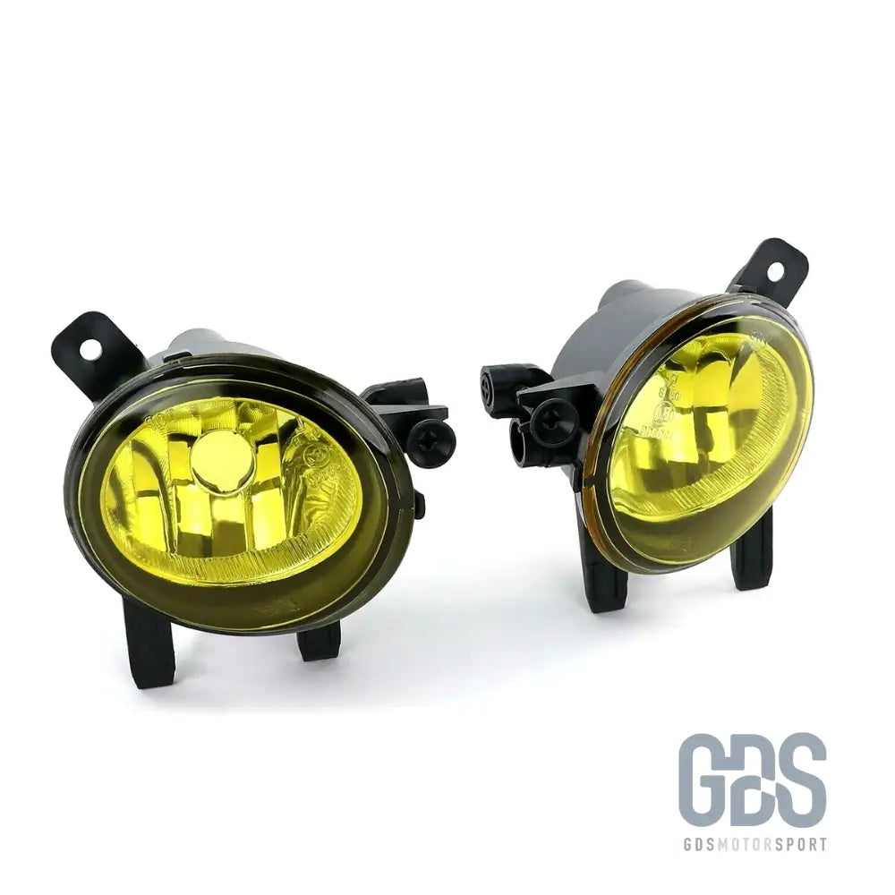 Antibrouillards pour bmw série 4 f32 f33 f36 phase 1 cristal / noir / jaune - antibrouillard
