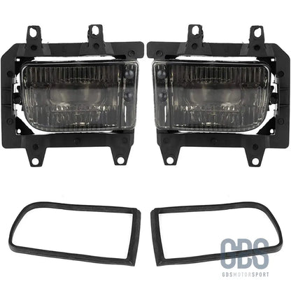 Antibrouillards noir fumé pour bmw e30 phase 2 (1985-1994) - antibrouillard