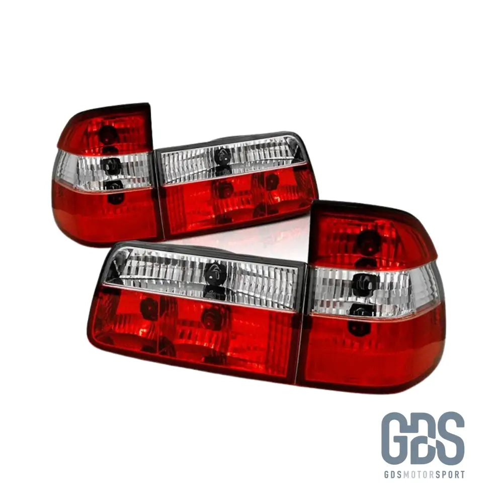 Feux arrières Look Phase 2 Cristal pour BMW E39 Touring / Break 1 1997-2000 - PHARES FEUX - GDS Motorsport