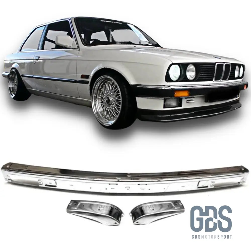 Pare choc avant Chrome pour BMW E30 de 1982 a 1990 - Choc - GDS Motorsport