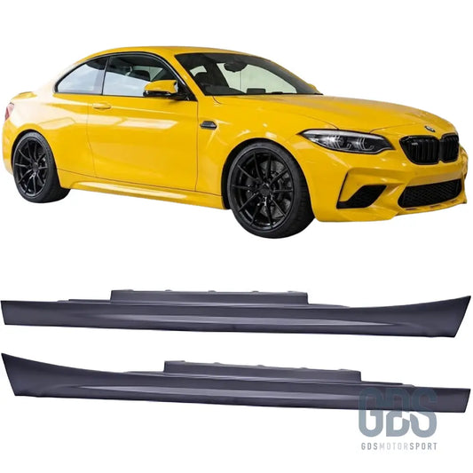 Bas de caisse look m2 compétition pour bmw série 2 f22 f23 phase 1 et lci