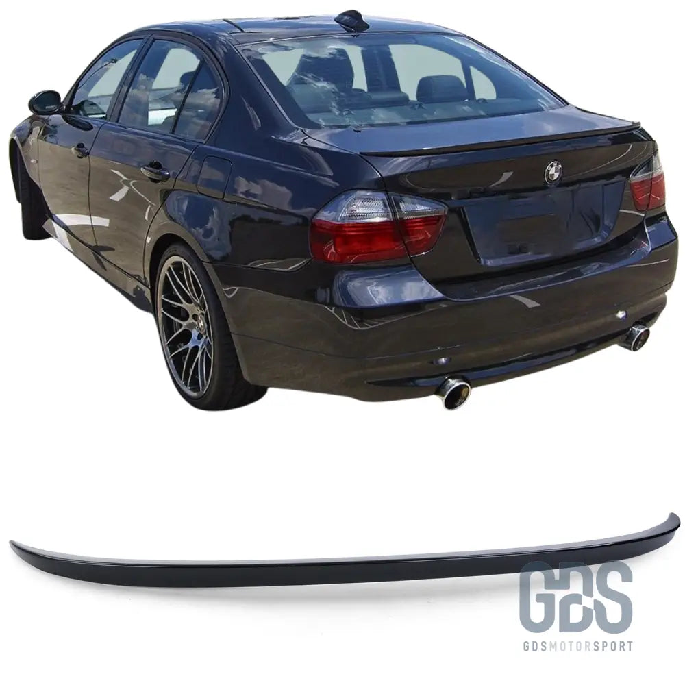 Becquet aileron de coffre malle arrière fin type m3 noir brillant bmw série 3 e90 berline - becquet/