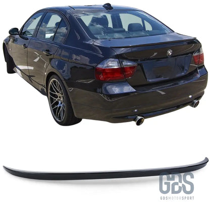 Becquet aileron de coffre malle arrière fin type m3 noir brillant bmw série 3 e90 berline - becquet/