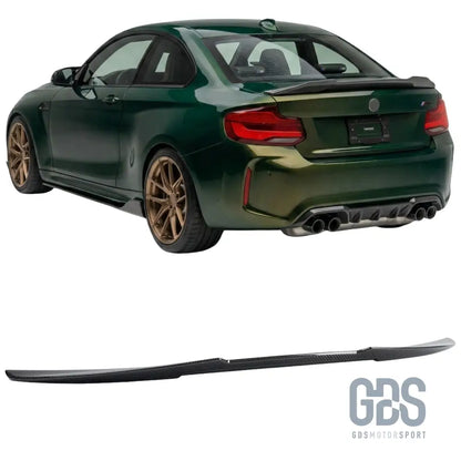 Becquet de coffre look m2 compétition aspect carbone pour bmw série 2 f22 f23 - becquet/ aileron