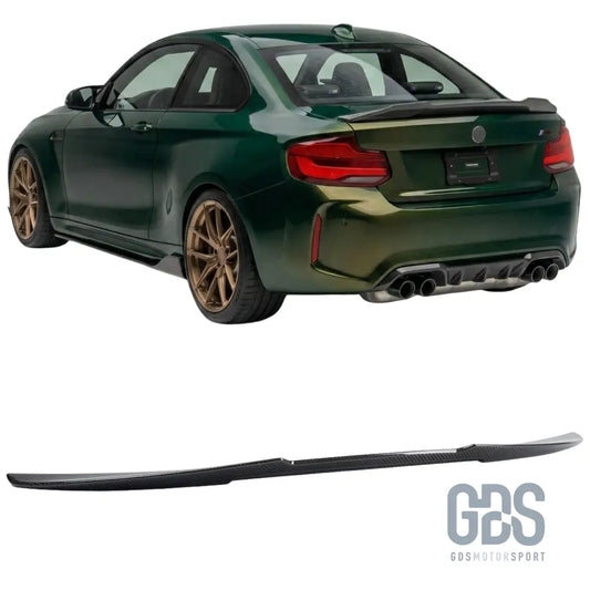 Becquet de coffre look m2 compétition aspect carbone pour bmw série 2 f22 f23 - becquet/ aileron