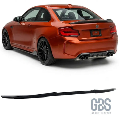 Becquet de coffre look m2 compétition noir brillant pour bmw série 2 f22 f23 - becquet/ aileron